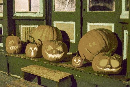 Dynie ozdabiające dom